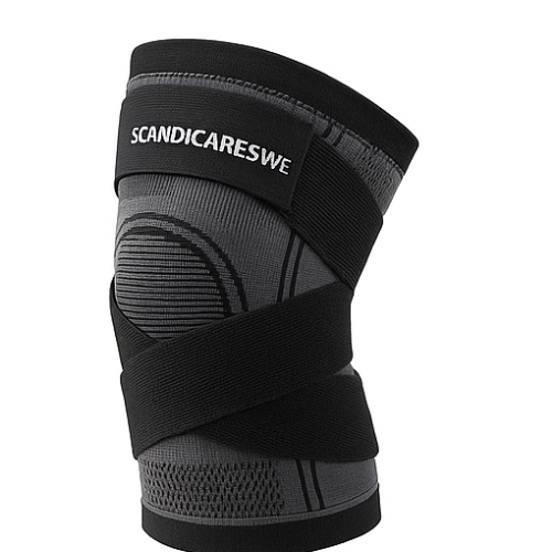 Scandicareswe FlexKnee Sleeve – Kompressionsstöd med Justerbara Remmar