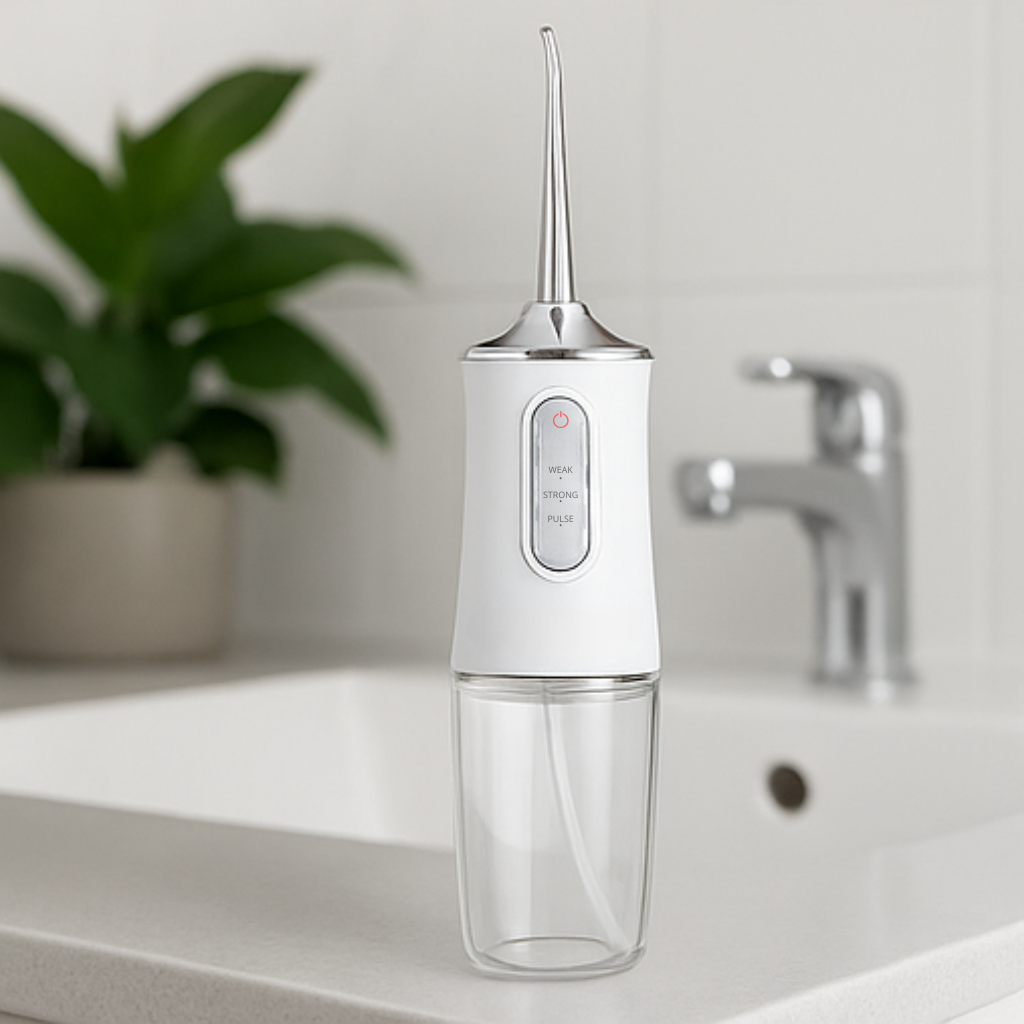 AquaDent™ – Smart Portabel Munspolning med Tryckrent Vatten