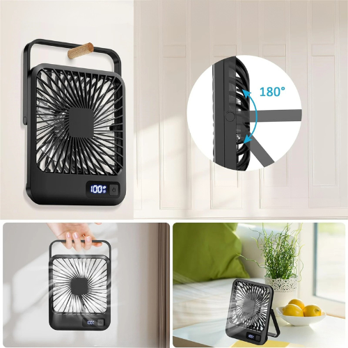 Scandicareswe ChillFold Fan – Bordsfläkt med USB & 5 Hastigheter