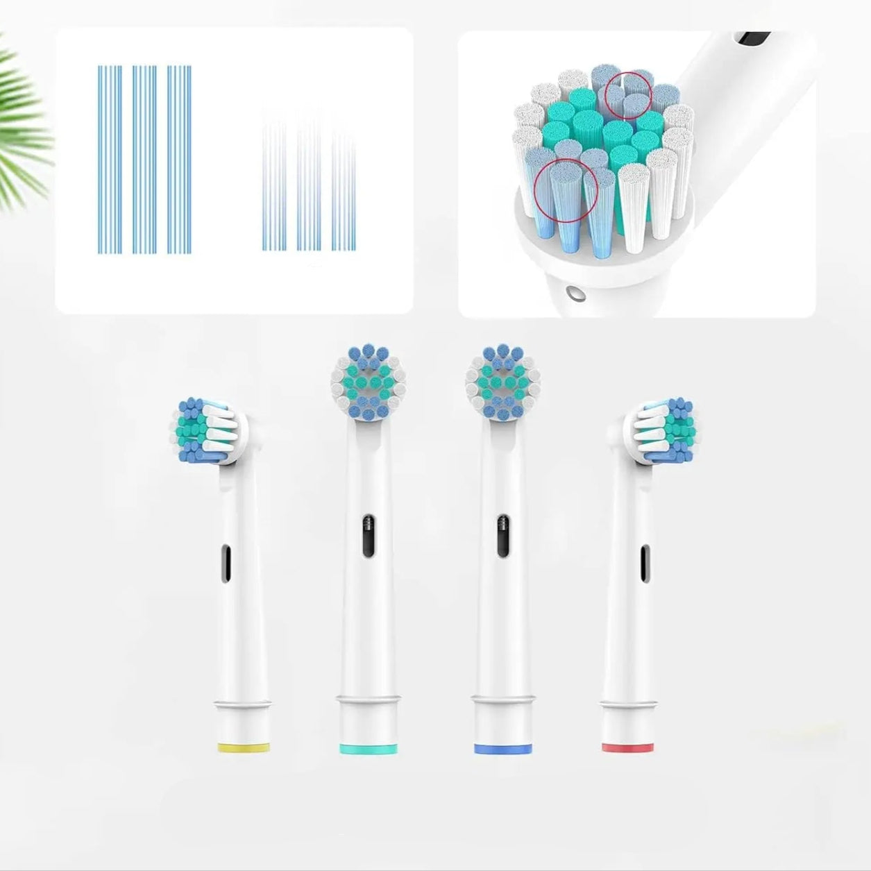 Scandicareswe CleanPulse – Borsthuvud 4/8/16-pack