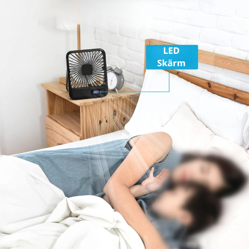 Scandicareswe ChillFold Fan – Bordsfläkt med USB & 5 Hastigheter