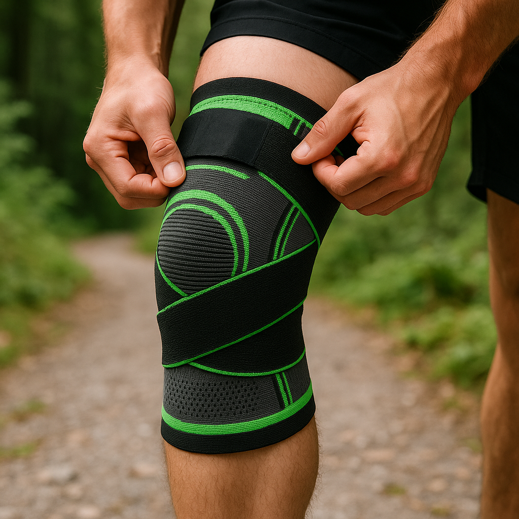 Scandicareswe FlexKnee Sleeve – Kompressionsstöd med Justerbara Remmar