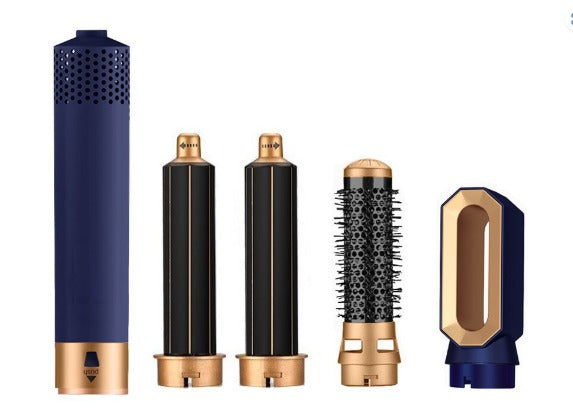 StyloWave™ – 5-i-1 Professionell Varmluftsborste för Volym, Lockar & Slät Finish